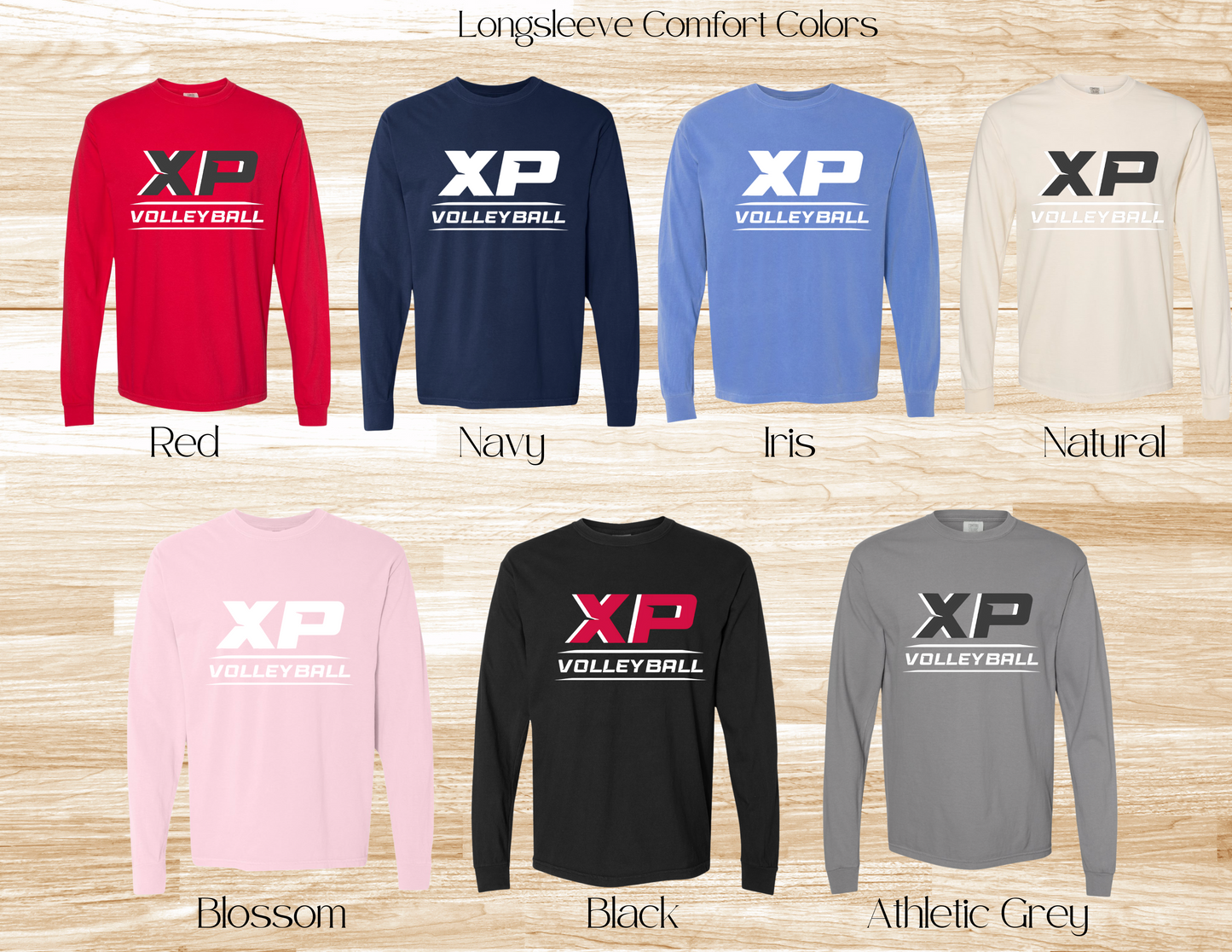 XP Original Volleyball Comfort Colors Longsleeve T-Shirt