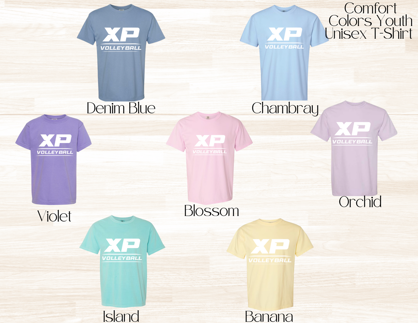 XP Original Volleyball Comfort Colors Youth T-Shirt