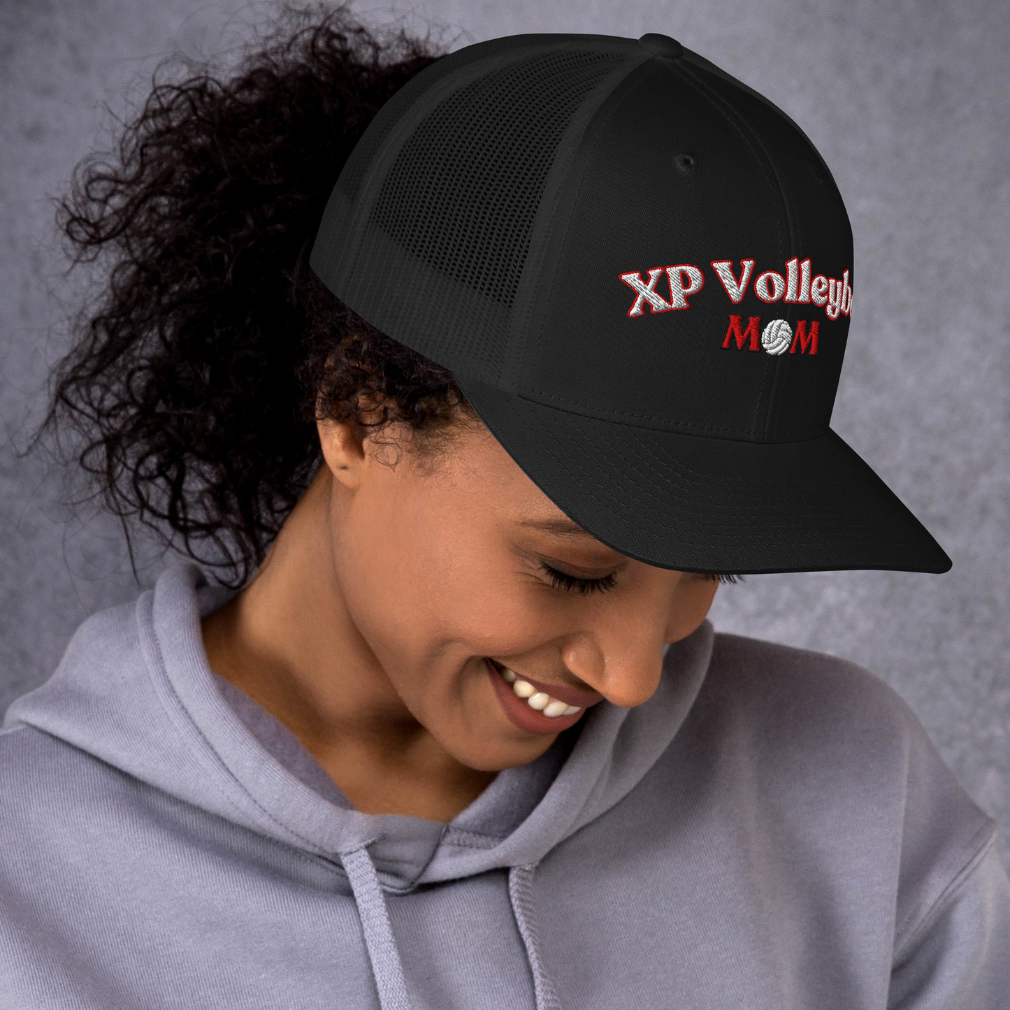 XP Embroidered Snapback Volleyball Mom Hat