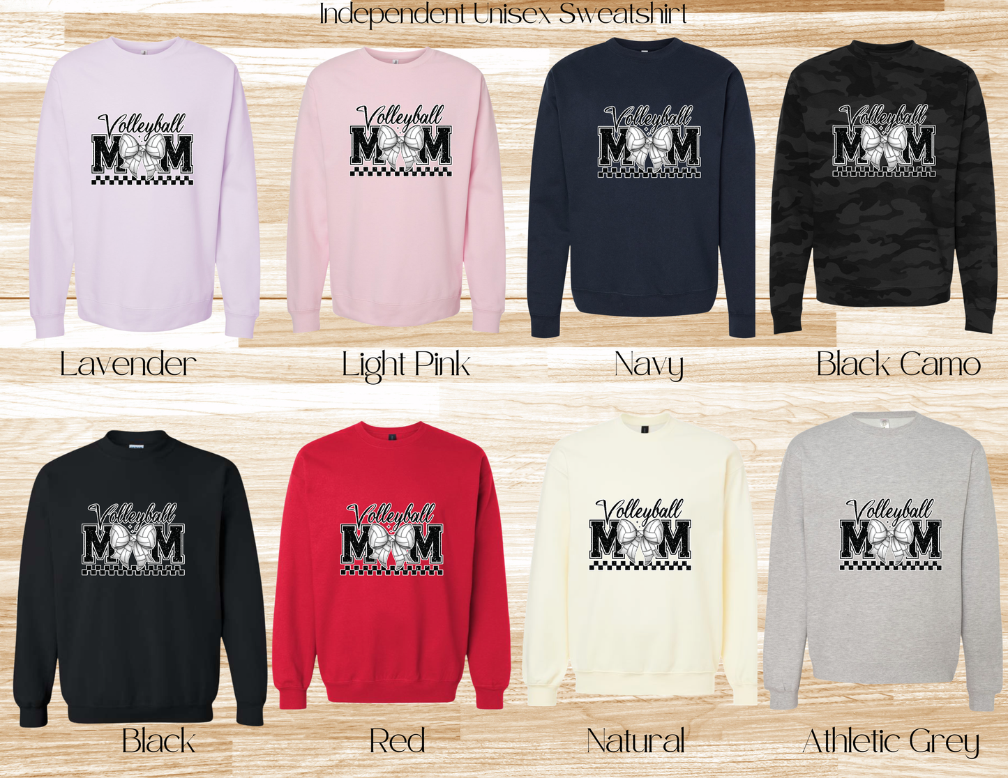 Volleyball Bow Mom Sweatshirt