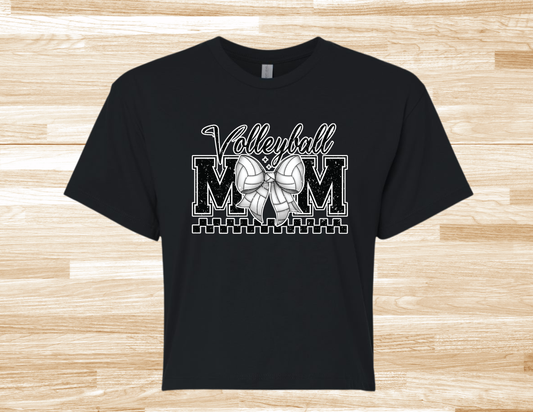 Volleyball Mom Bow Crop