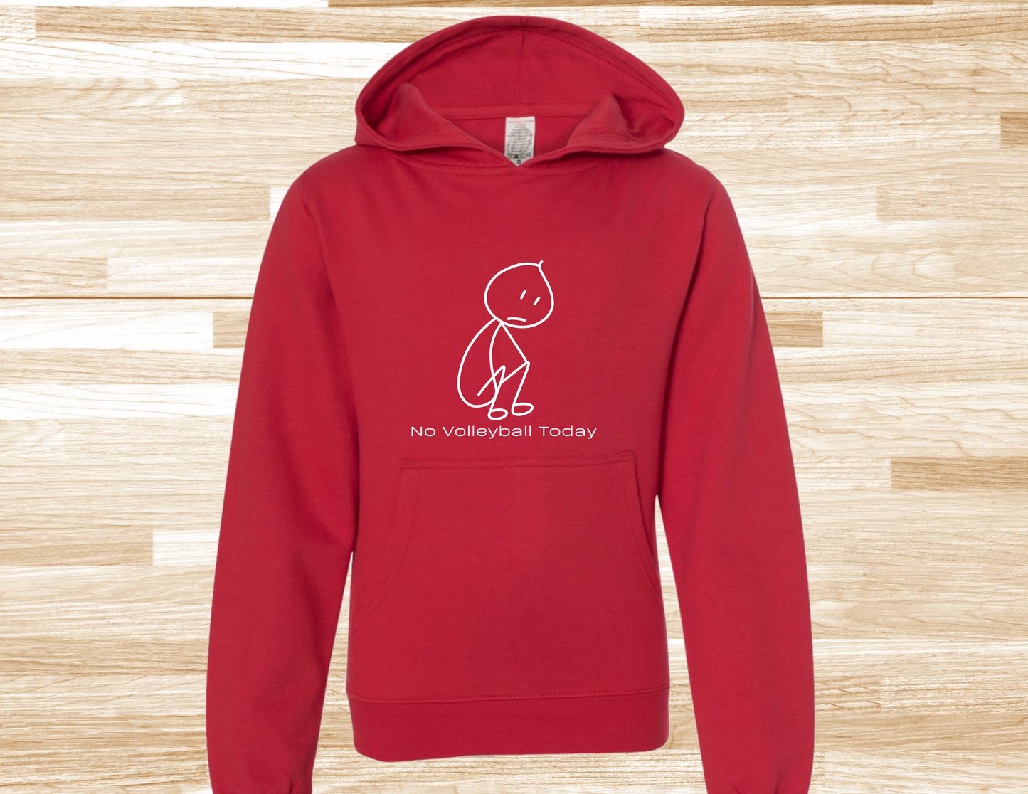 No Volleyball Independent Hoodie