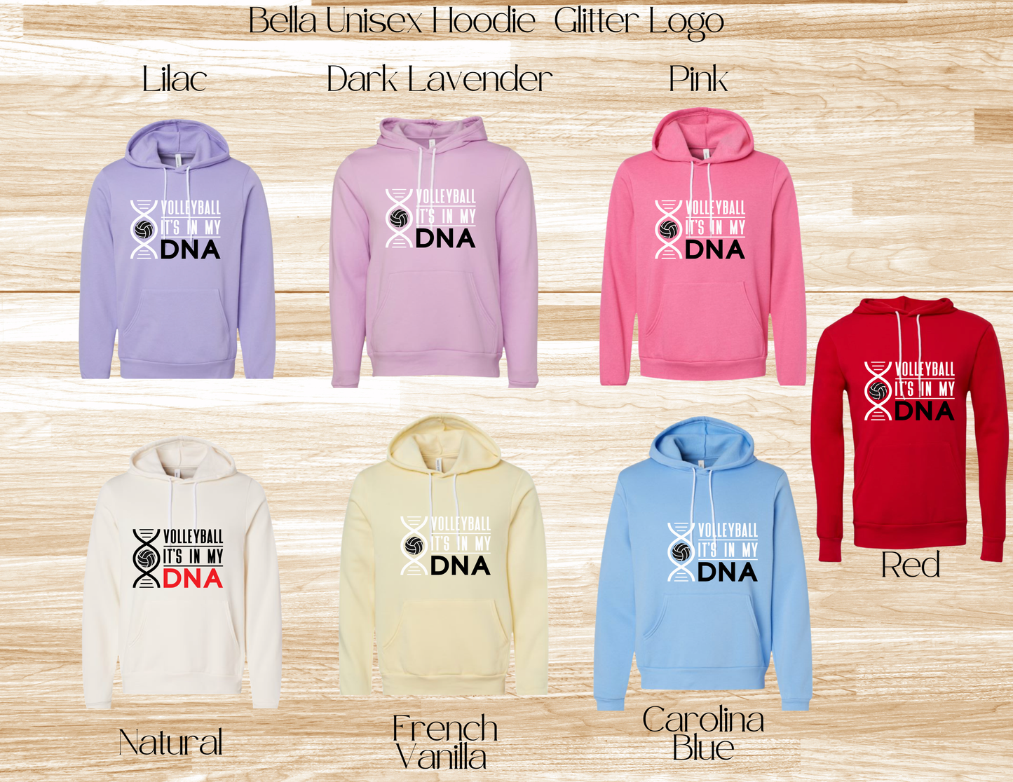 Volleyball DNA Bella Hoodie
