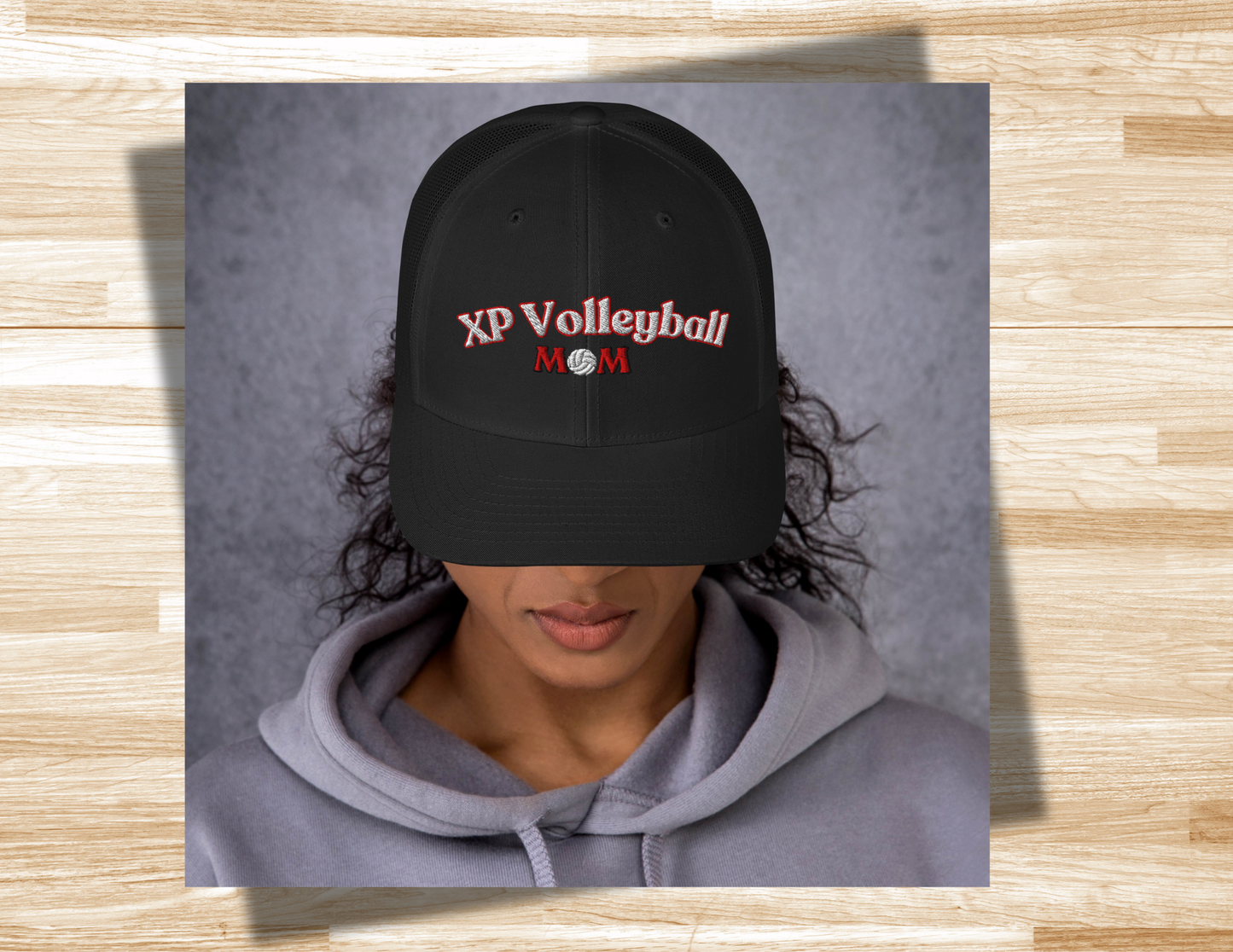 XP Embroidered Snapback Volleyball Mom Hat