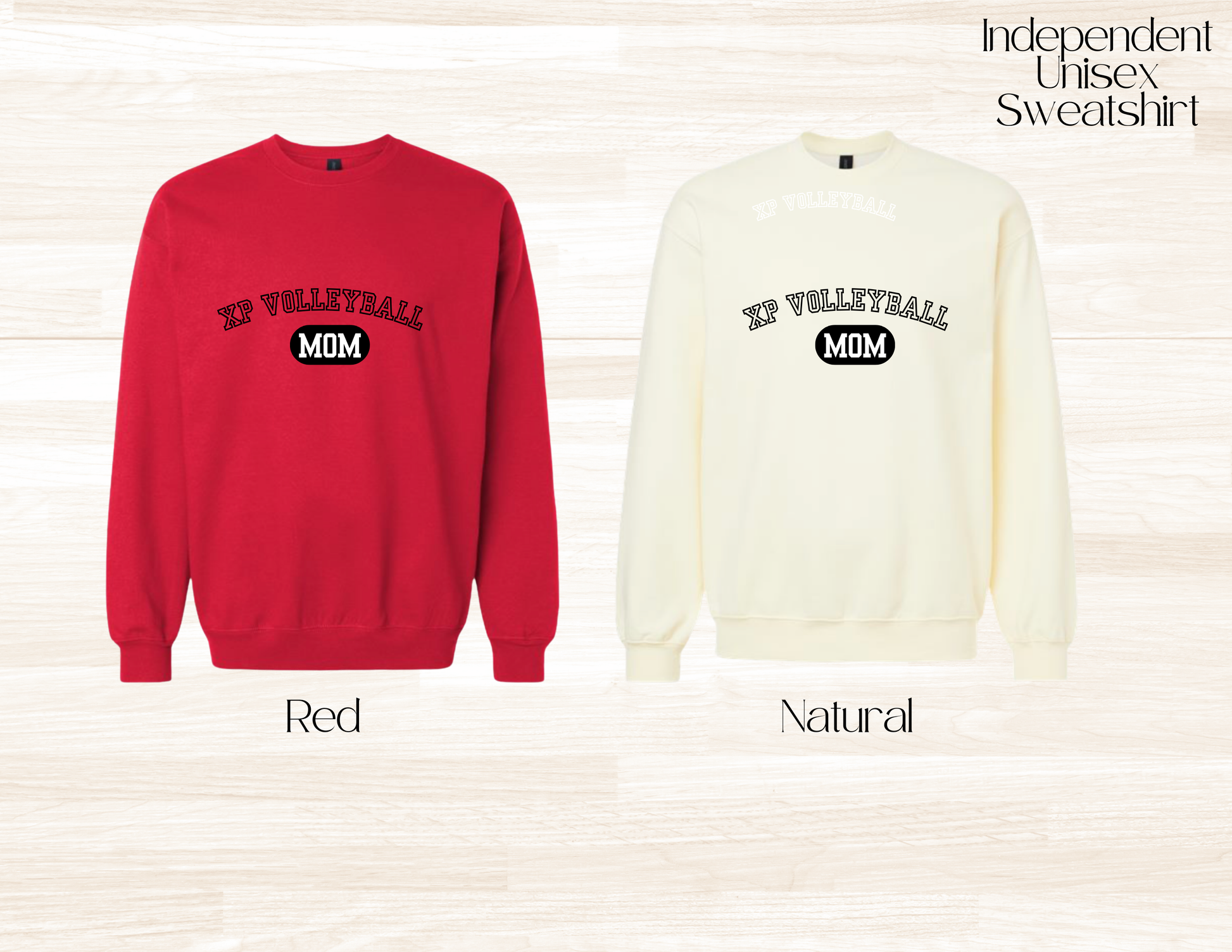 Volleyball Mom Sweatshirt For Women - Long Sleeve Crewneck Pullover, Comfy Graphic Shirt, Great Gift For Sports Moms