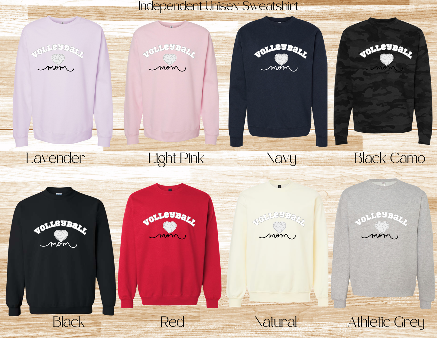 Love Volleyball Mom Independent Sweatshirt