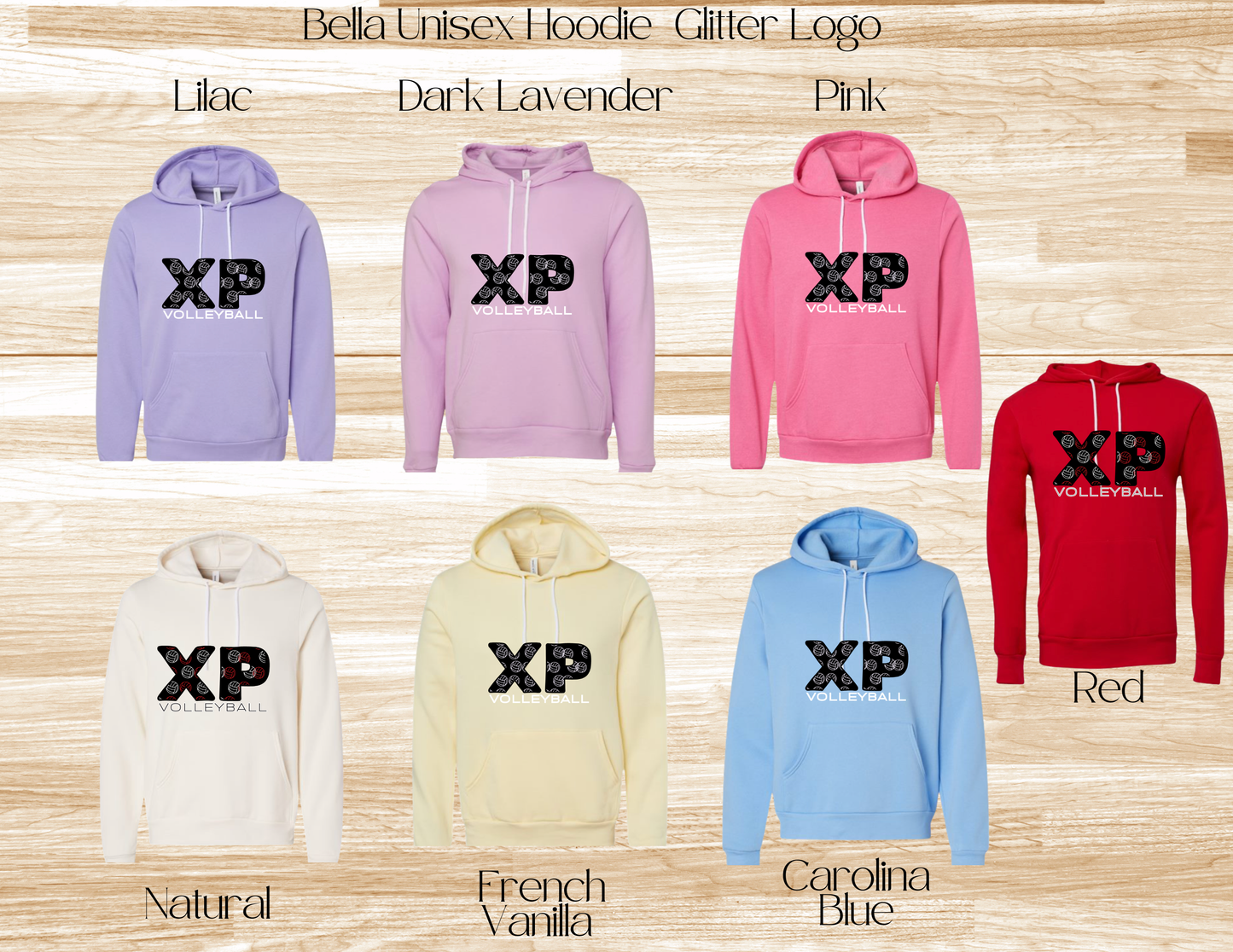 Volleyball Bubble Bella Hoodie