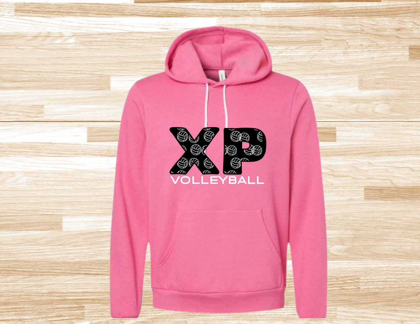 Volleyball Bubble Bella Hoodie