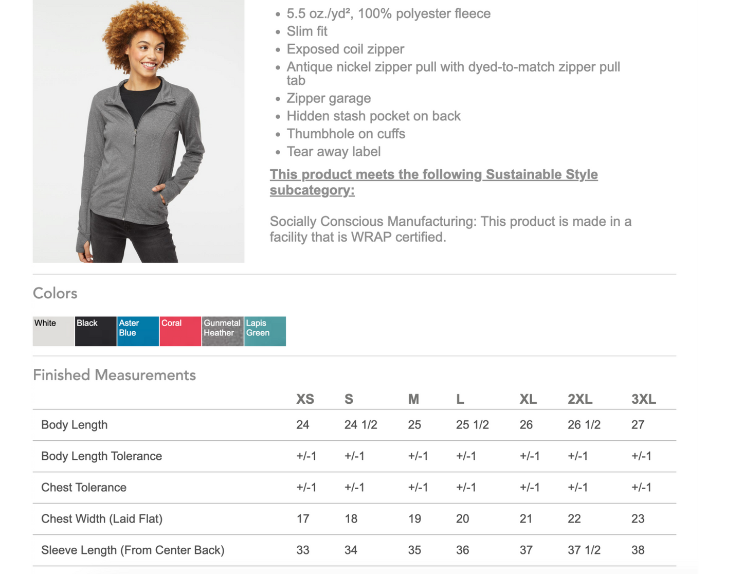 Independent Poly-Tech Full Zip Jacket Vball Mom or XP Embroidered Logo