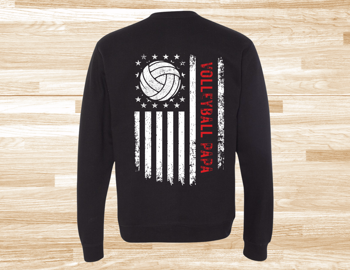 Volleyball Papa Flag Shirt
