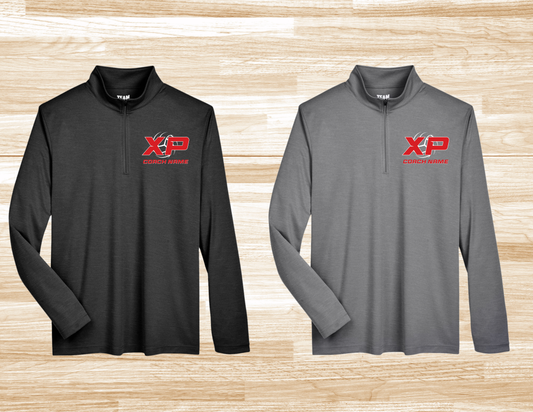 COACHES 3/4 ZIP UNLINED PERFORMANCE PULLOVER (MEN'S)