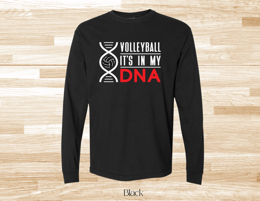 Volleyball DNA Longsleeve T-Shirt