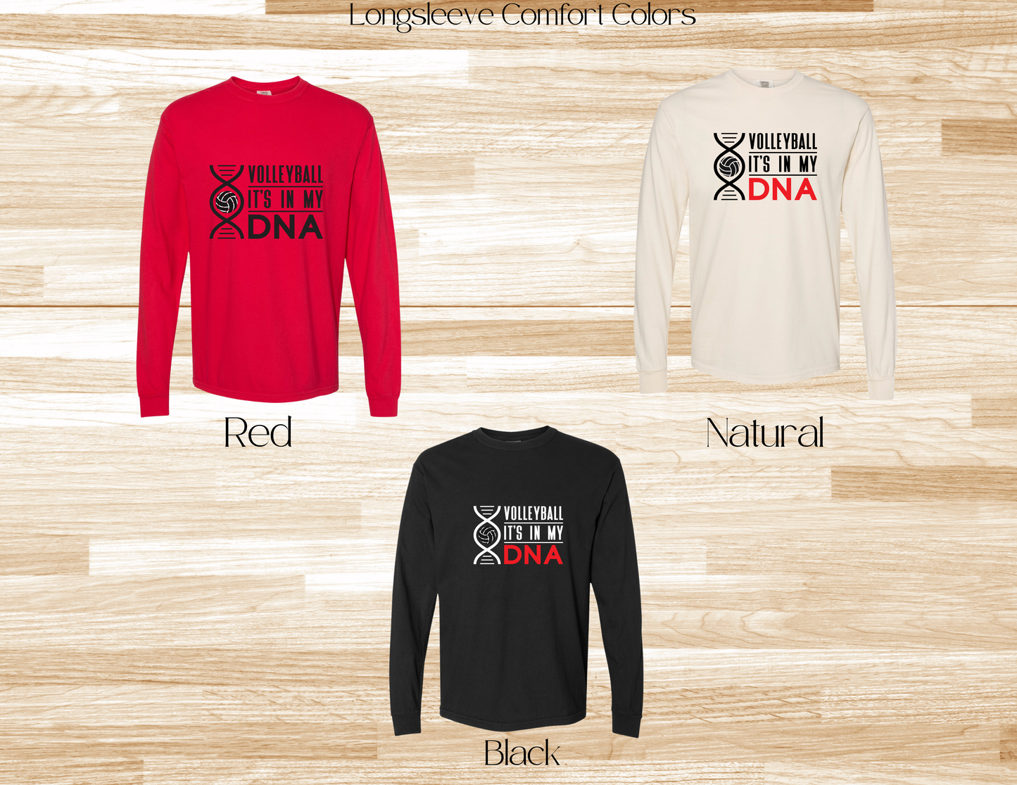 Volleyball DNA Longsleeve T-Shirt