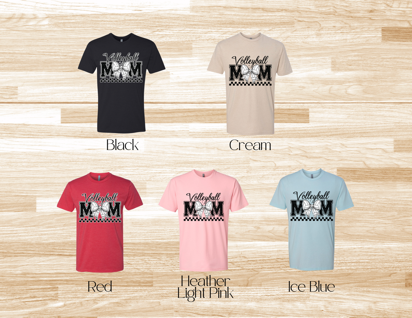 Volleyball Mom Bow  T-Shirt