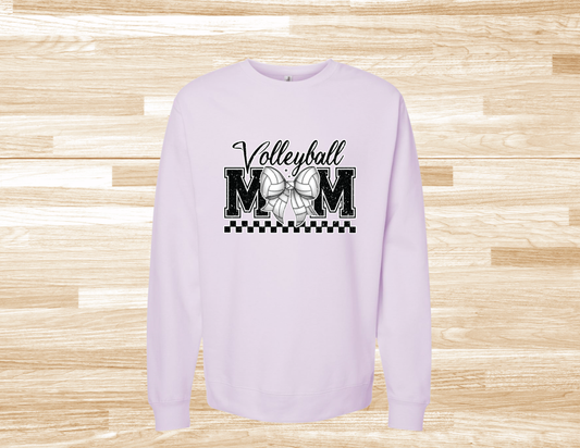 Volleyball Bow Mom Sweatshirt