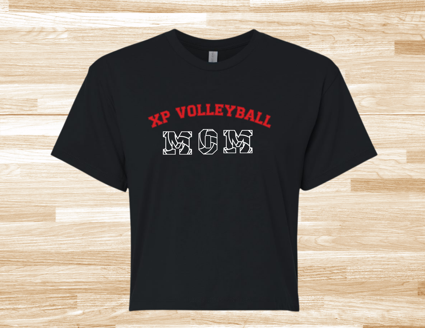XP Volleyball Mom Crop