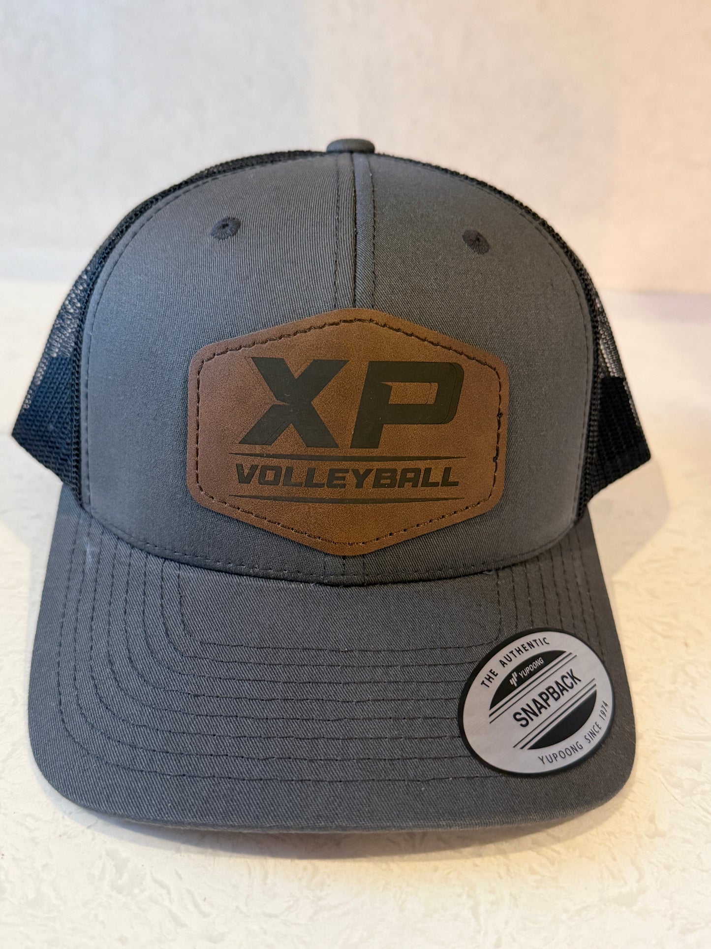 XP leatherette fitted hat