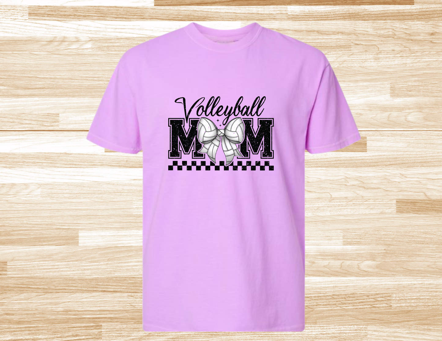 Vball Mom Bow  T-Shirt