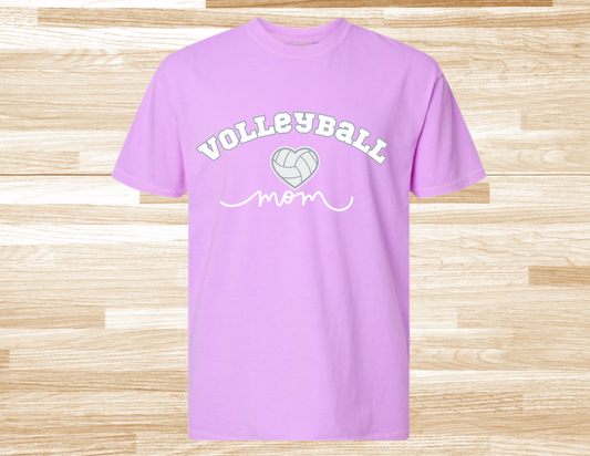 Love Vball Mom Comfort Colors T-Shirt